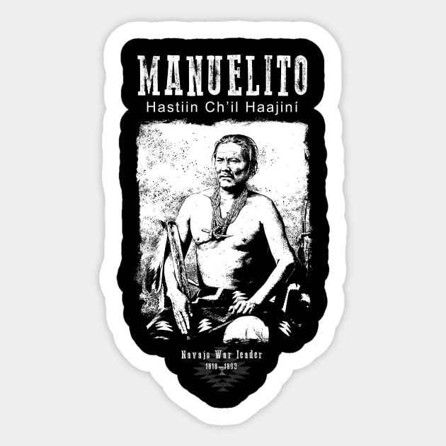 Chief Manuelito, Navajo, American Indian, History, Sticker by StabbedHeart